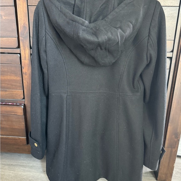 Michael Kors black zip wool coat XS - Picture 5 of 11